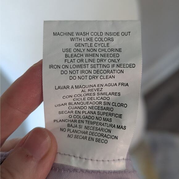 Gianni Bini Lilac Purple Eyelet Overlay Off Shoulder Fit & Flare Mini Dress Med - Picture 8 of 9